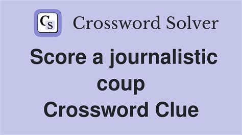 coup organiser crossword|Coup Organiser Crossword Clue and Solver .